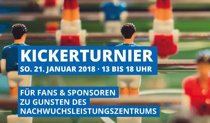 Kickerturnier für Fans & Sponsoren zu Gunsten des NLZ